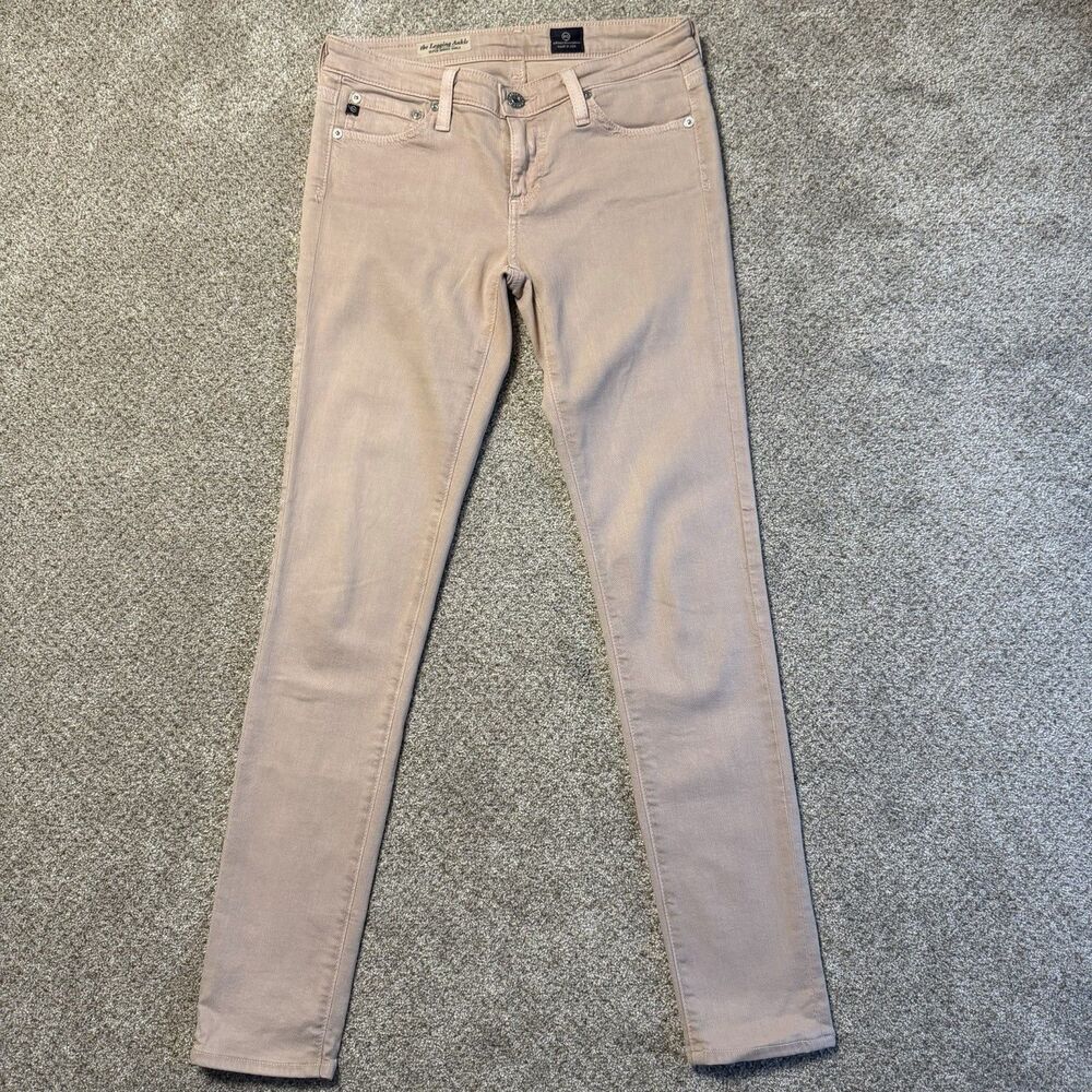 AG Adriano Goldschmied Legging Ankle Super Skinny Jeans 25R Sulphur Nude Rose